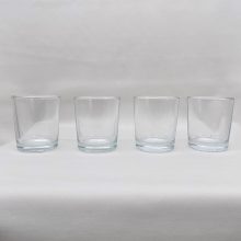 Mécsestartó szett (4db-os) üveg 5,5x6,5 cm