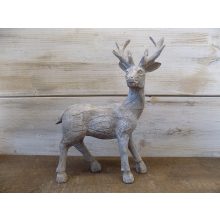 Rusztikus szarvas figura 26x20+ /2/
