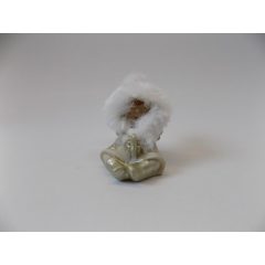 Angyal ülő kapucnis 7x6cm   /k1/+