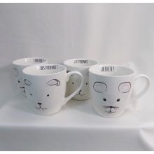  "Boltze" porcelán bögre 4 db-os csomagban