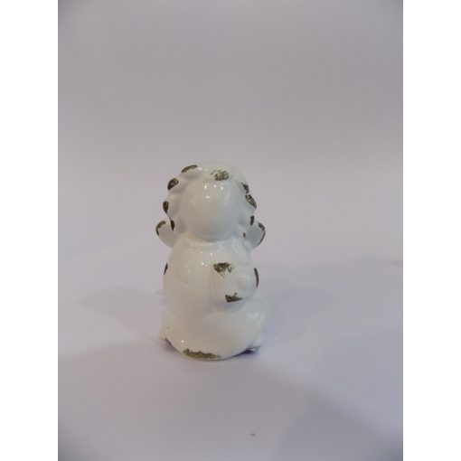 Porcelán angyal 8x4-6cm  /k3/+