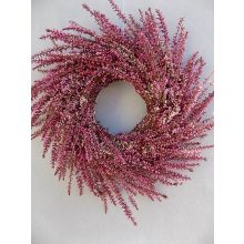 Calluna koszorú, kopogtató, természetes ∅:30-32cm