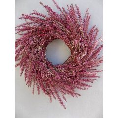 Calluna koszorú, kopogtató, természetes ∅:30-32cm